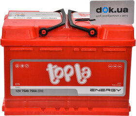 Аккумулятор Topla 6 CT-75-R Energy 108075
