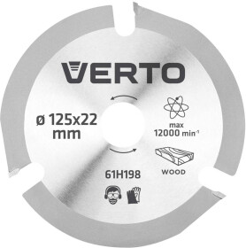 Круг отрезной Verto 61H198 125 мм