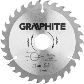 Круг отрезной Graphite 57H652 165 мм