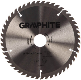Круг отрезной Graphite 57H672 190 мм