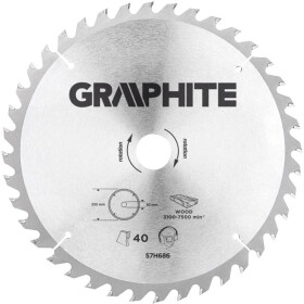 Круг відрізний Graphite 57H686 255 мм