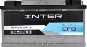 Акумулятор Inter 6 CT-110-R EFB Start Stop 4820219073659