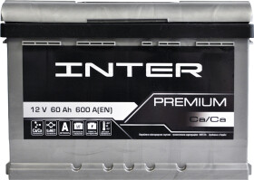 Акумулятор Inter 6 CT-60-R Premium 4820219073680