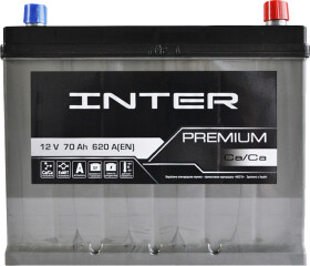 Акумулятор Inter 6 CT-70-R Premium 4820219073857