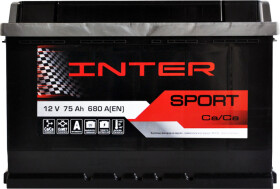 Аккумулятор Inter 6 CT-75-R Sport 4820219073932