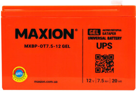 Аккумулятор для ИБП Maxion MXBP-OT7.5-12 12 V 7.5 Ач