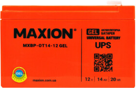 Аккумулятор для ИБП Maxion MXBP-OT14-12 12 V 14 Ач