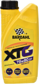 Трансмиссионное масло Bardahl XTG GL-4+ 75W-80 минеральное