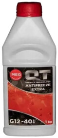 Готовый антифриз QT MEG Extra G12 красный -40 °C