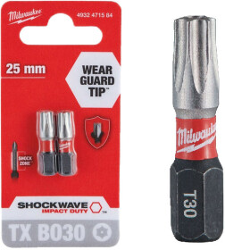 Набор бит Milwaukee Shockwave 4932471584 2 шт.