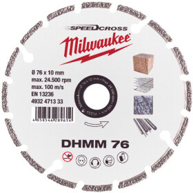 Круг отрезной Milwaukee Speedcross DHMM 4932471333 76 мм