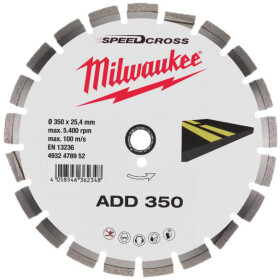 Круг відрізний Milwaukee Speedcross ADD 4932478952 350 мм