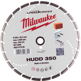 Круг отрезной Milwaukee Speedcross HUDD 4932471985 350 мм