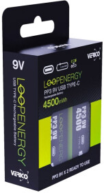 Аккумуляторная батарейка Verico Loop Energy 1UDBT-A3WEB2-NN 500 mAh 2 шт