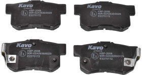 Тормозные колодки Kavo Parts KBP-2008