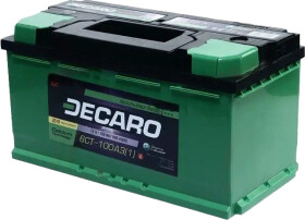 Аккумулятор DECARO 6 CT-100-L 610031m
