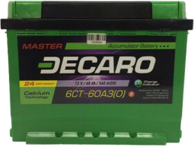 Акумулятор DECARO 6 CT-60-R Master 66030m