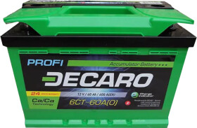 Аккумулятор DECARO 6 CT-60-L Profi 66031pro