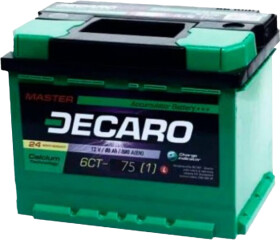 Аккумулятор DECARO 6 CT-75-L Master 67531m