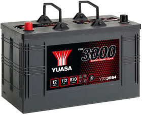Аккумулятор Yuasa 6 CT-112-L YBX 3000 Super Heavy Duty YBX3664
