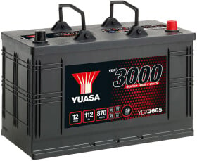 Аккумулятор Yuasa 6 CT-112-R YBX 3000 Super Heavy Duty YBX3665