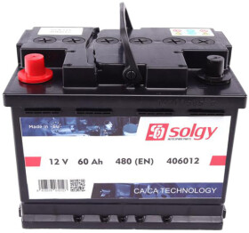 Аккумулятор Solgy 6 CT-60-L 406012