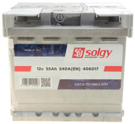 Акумулятор Solgy 6 CT-55-R 406017