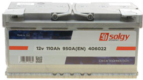 Акумулятор Solgy 6 CT-110-R 406022