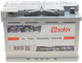Аккумулятор Solgy 6 CT-70-R 406030