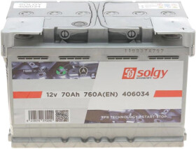 Аккумулятор Solgy 6 CT-70-R 406034