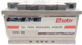 Аккумулятор Solgy 6 CT-75-R 406035