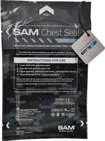 Оклюзійна наліпка SAM Chest Seal CS201EN