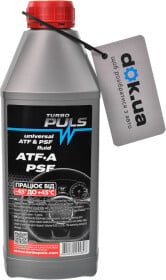 Трансмиссионное масло Turbo Puls ATF-A PSF синтетическое