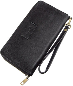 Клатч Shvigel 19120 без логотипа авто колір чорний