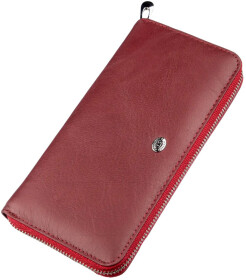 Клатч ST Leather 18865 без логотипа авто красный