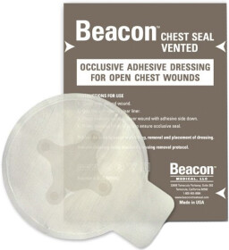 Оклюзійна наліпка Beacon Medical Chest Seal Vented НФ-00000021 10x15 см