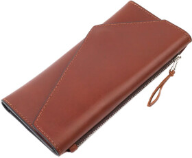 Портмоне-органайзер Grande Pelle 11424 без логотипа авто колір коричневий