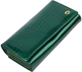 Портмоне-органайзер ST Leather 19424 без логотипа авто зеленый