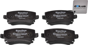 Тормозные колодки Starline BDS011S