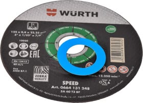 Круг відрізний Würth Speed 0664131248 125 мм