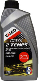 Моторное масло 2T Valco Moto полусинтетическое