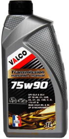 Трансмиссионное масло Valco GL-4 / 5 75W-90 полусинтетическое
