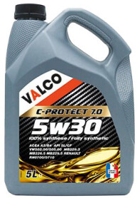 Моторна олива Valco C-PROTECT 7.0 5W-30 синтетична