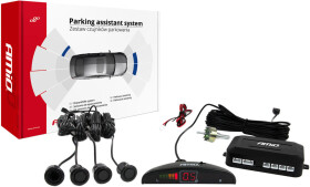 Парктронік Amio LED Gold 4 з чорними датчиками 4 шт.