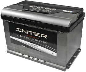 Аккумулятор Inter 6 CT-74-L Limited Edition inter33