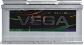 Аккумулятор VEGA 6 CT-100-L Premium V100085113