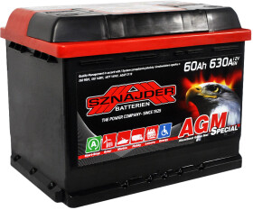 Аккумулятор SZNAJDER 6 CT-60-R AGM Special 56002