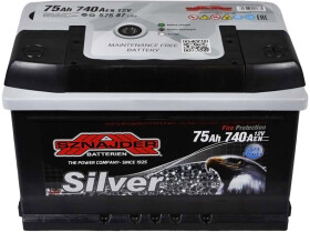 Аккумулятор SZNAJDER 6 CT-75-R Silver 57587