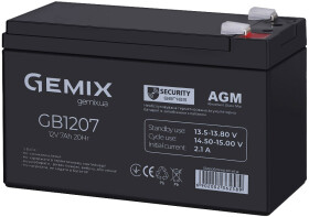 Акумулятор для ДБЖ Gemix GB GB1207 00340034 7 Аг 12 В