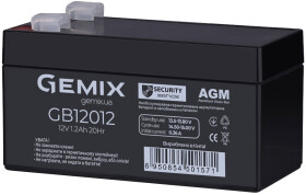 Аккумулятор для ИБП Gemix GB12012 12 V 1.2 Ач